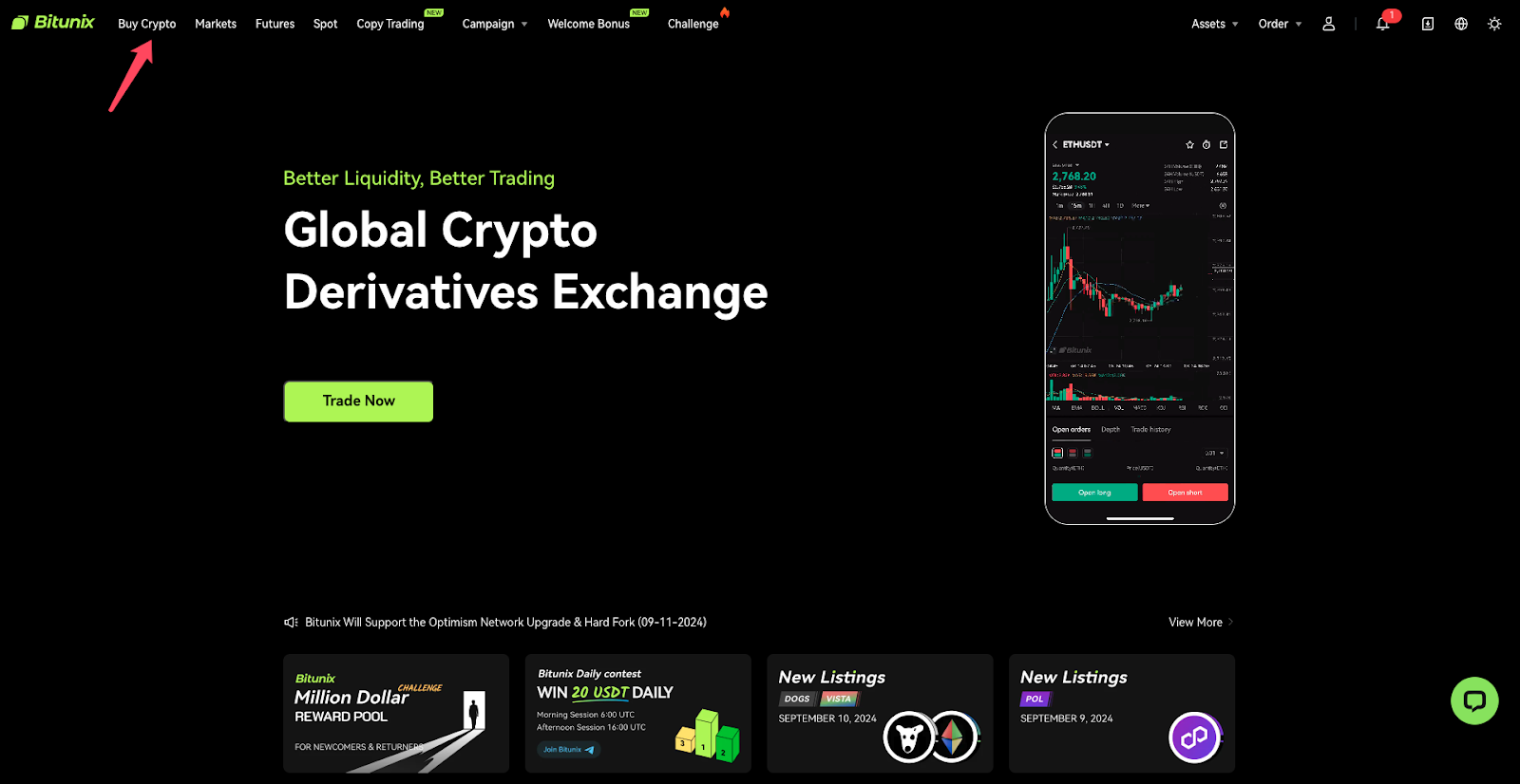 How to Purchase Crypto With Fiats Via Alchemy Pay – Bitunix Help Center