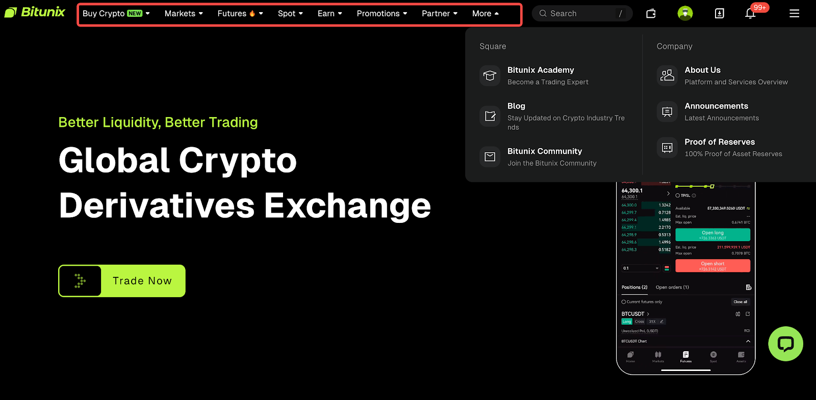 Update Announcement: Bitunix Web – Top Navigation Bar Upgrade (2025-08-11)  – Bitunix Help Center