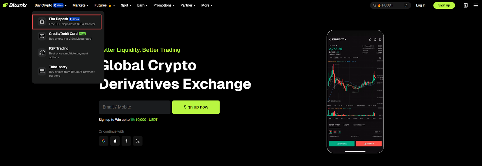 How to Deposit EUR via SEPA and Convert to Crypto on Bitunix – Bitunix Help  Center