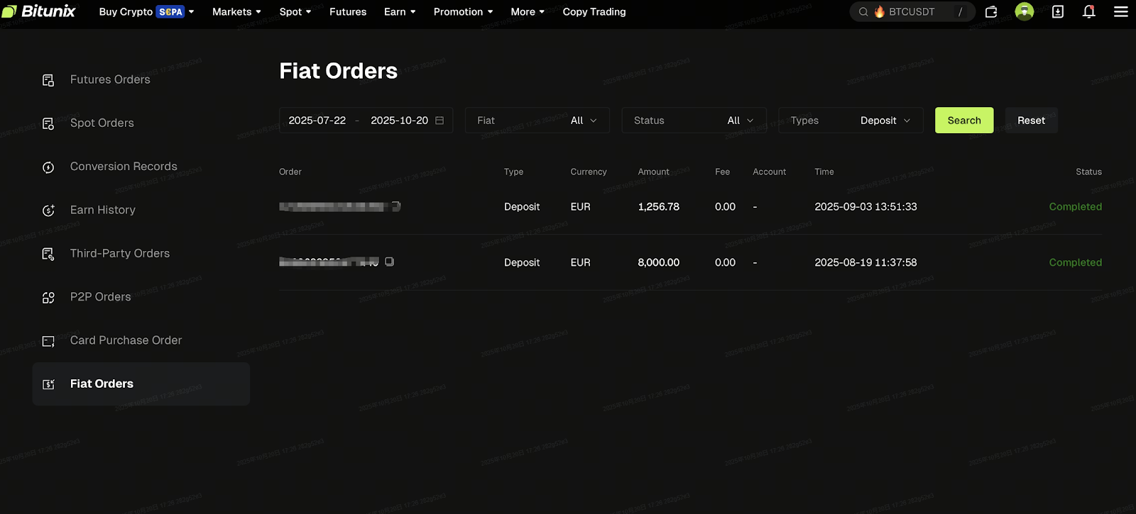 How to Deposit EUR via SEPA and Convert to Crypto on Bitunix – Bitunix Help  Center