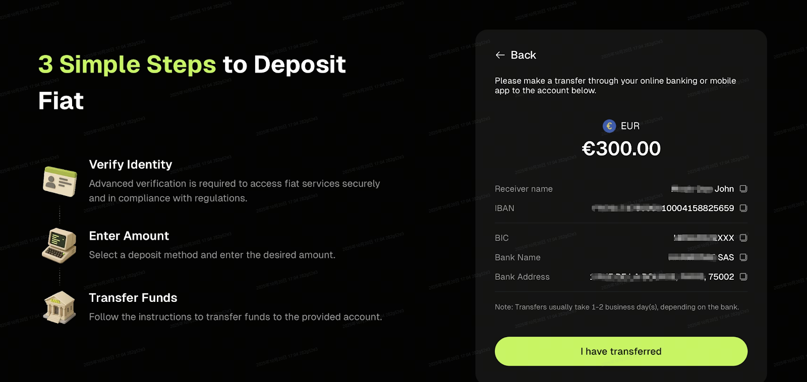 How to Deposit EUR via SEPA and Convert to Crypto on Bitunix – Bitunix Help  Center